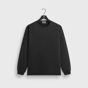 Long-lasting Kith Long Sleeve Vintage Tee - Black Memorable