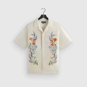Loyal Kith Linen Thompson Camp Collar Shirt - Sandrift Pretty