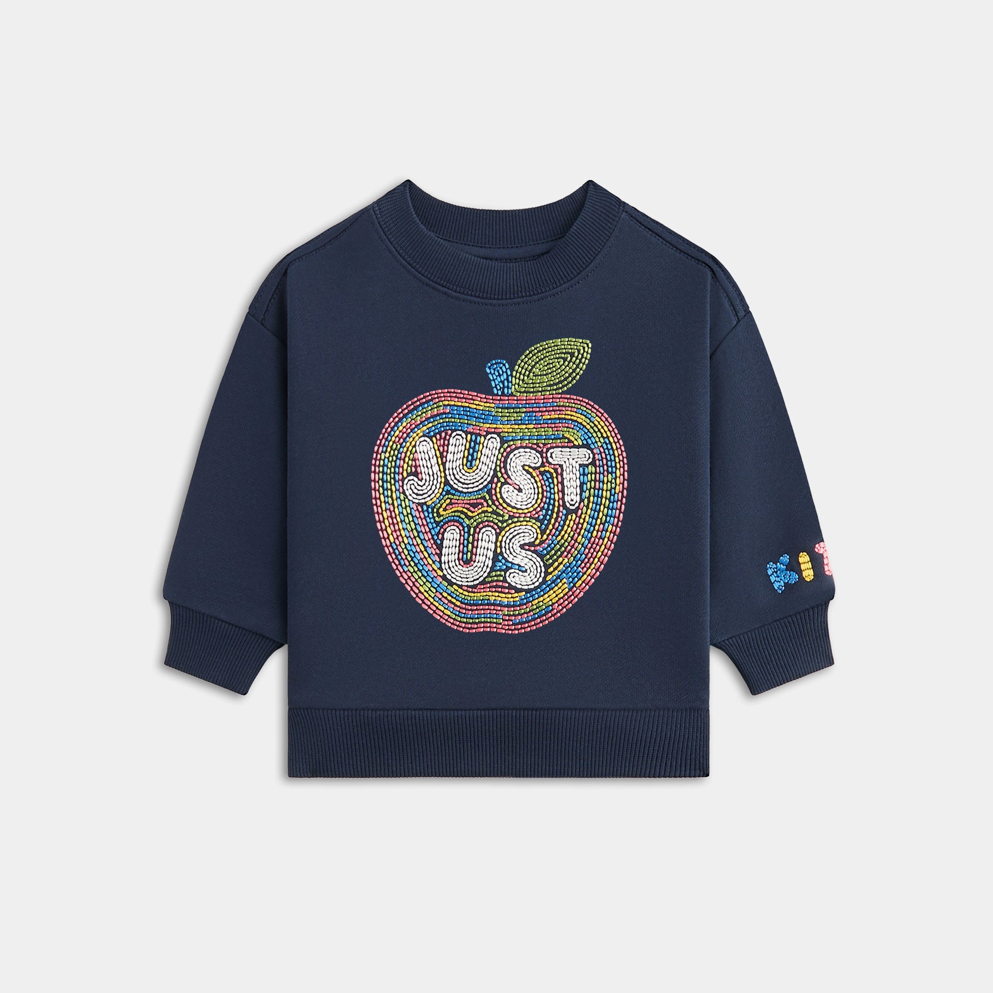 Value-for-money Kith Baby Just Us Apple Nelson Crewneck - Nocturnal Cheerful