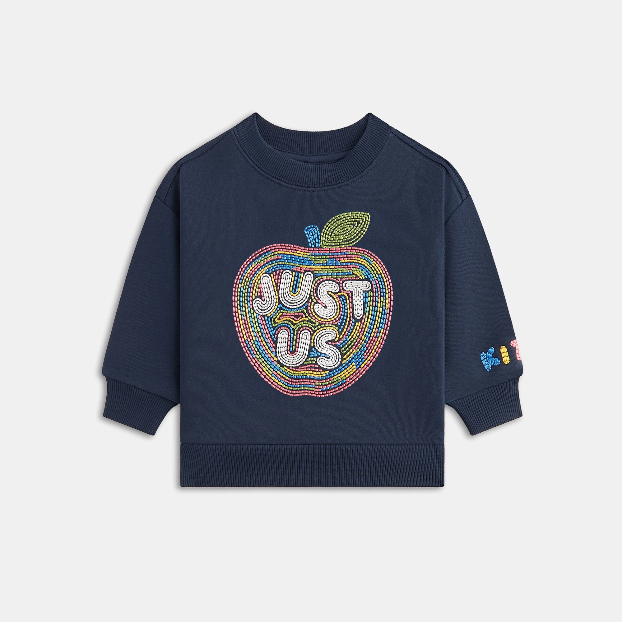 Kith Baby Just Us Apple Nelson Crewneck - Nocturnal Lovely High-end