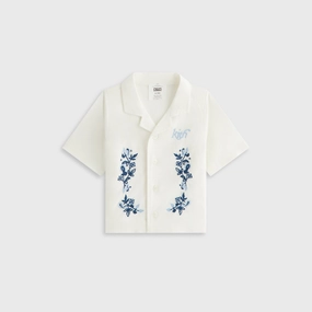 Luxury Kith Baby Novelty Thompson Camp Collar Shirt - White Trustworthy