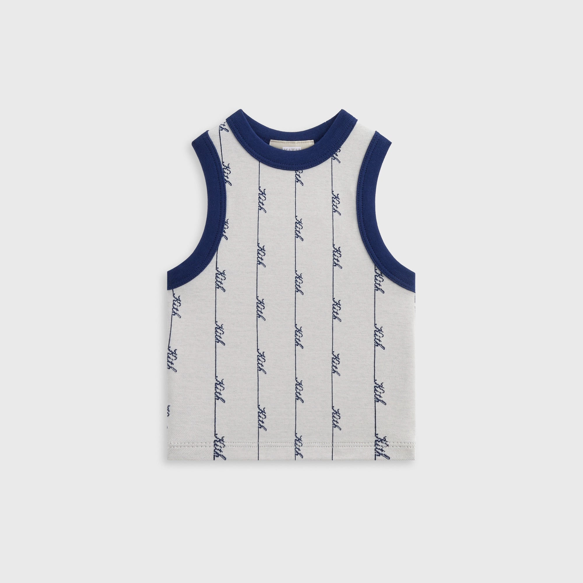 Graceful Kith Kids Script Knit Tiana Tank - Sandrift Esteemed