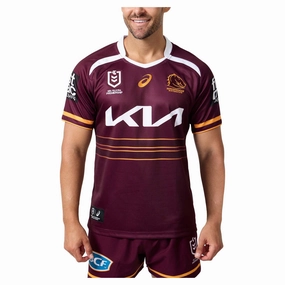 Luxury Men's NRL Brisbane Broncos 2025 Replica Home Jersey Seasonal