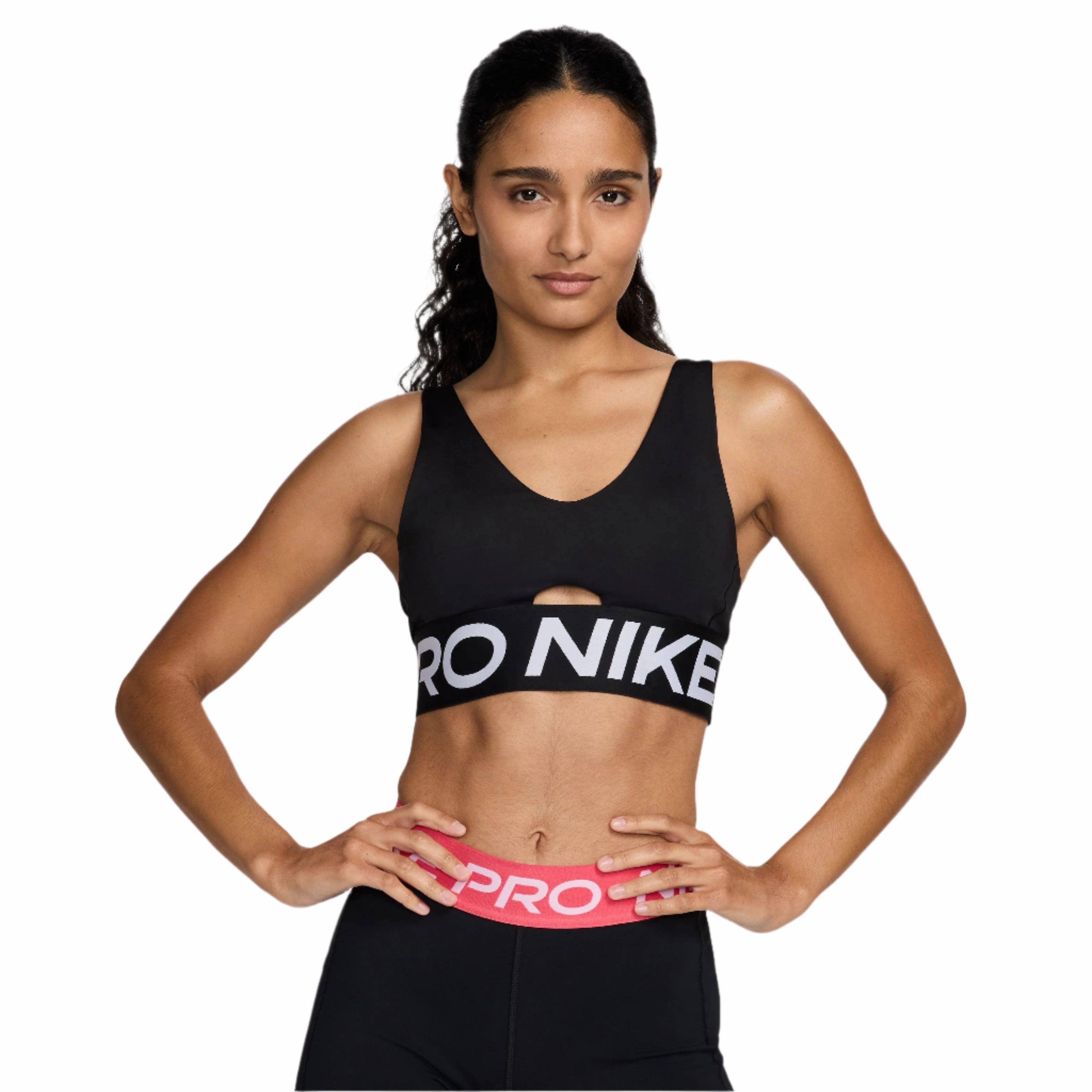 Women's Pro Indy Plunge Medium-Support Padded Sports Bra Well-made Comfortable attire