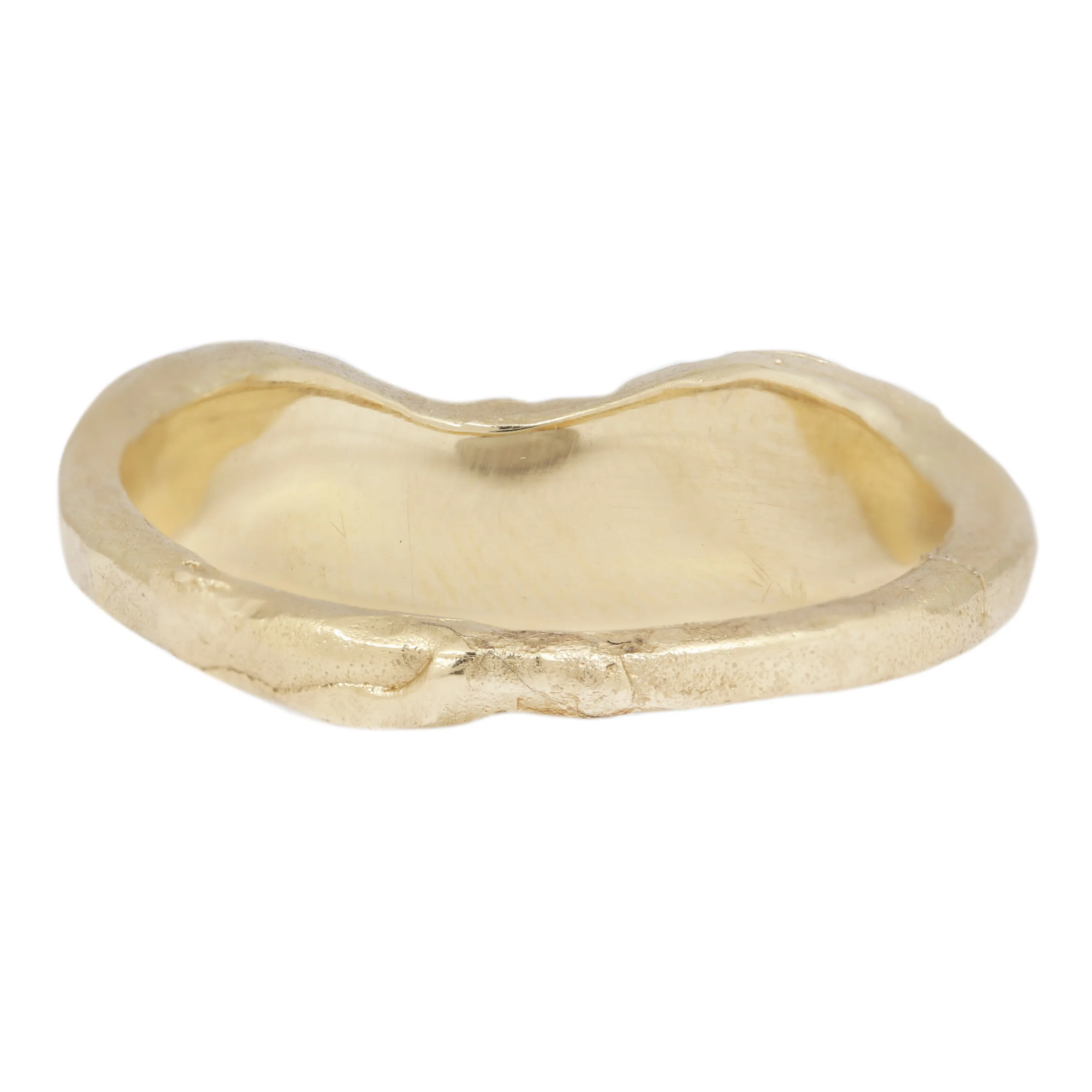 LX Lemon Diamond V Shape Scatter Ring