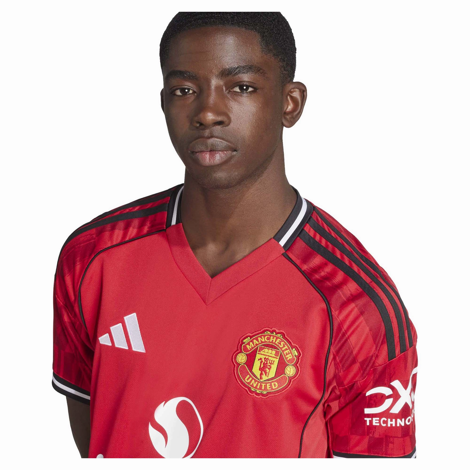 Machine washable Men's Manchester United 2025/26 Home Soccer Jersey