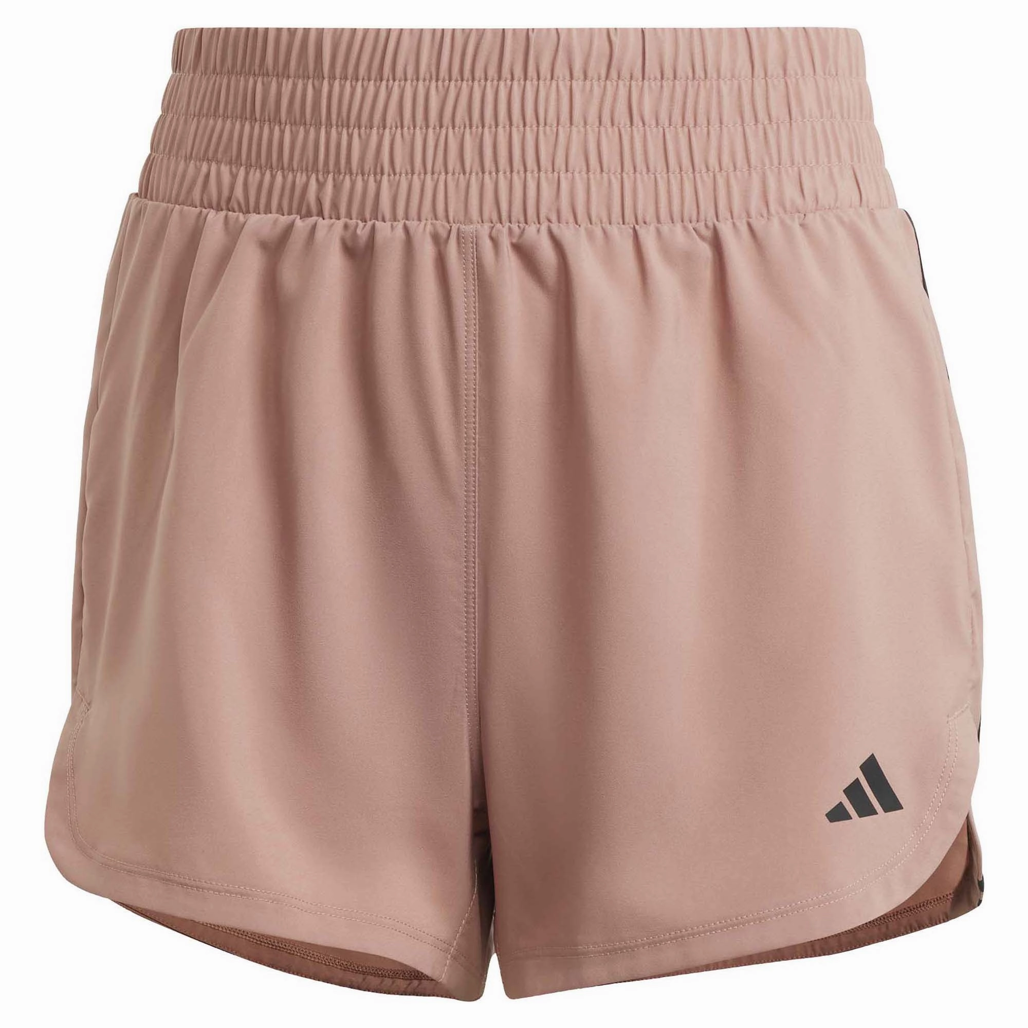 Machine washable Women's Pacer Training 3-Stripes Woven High-Rise 3 Inch Shorts Style focused