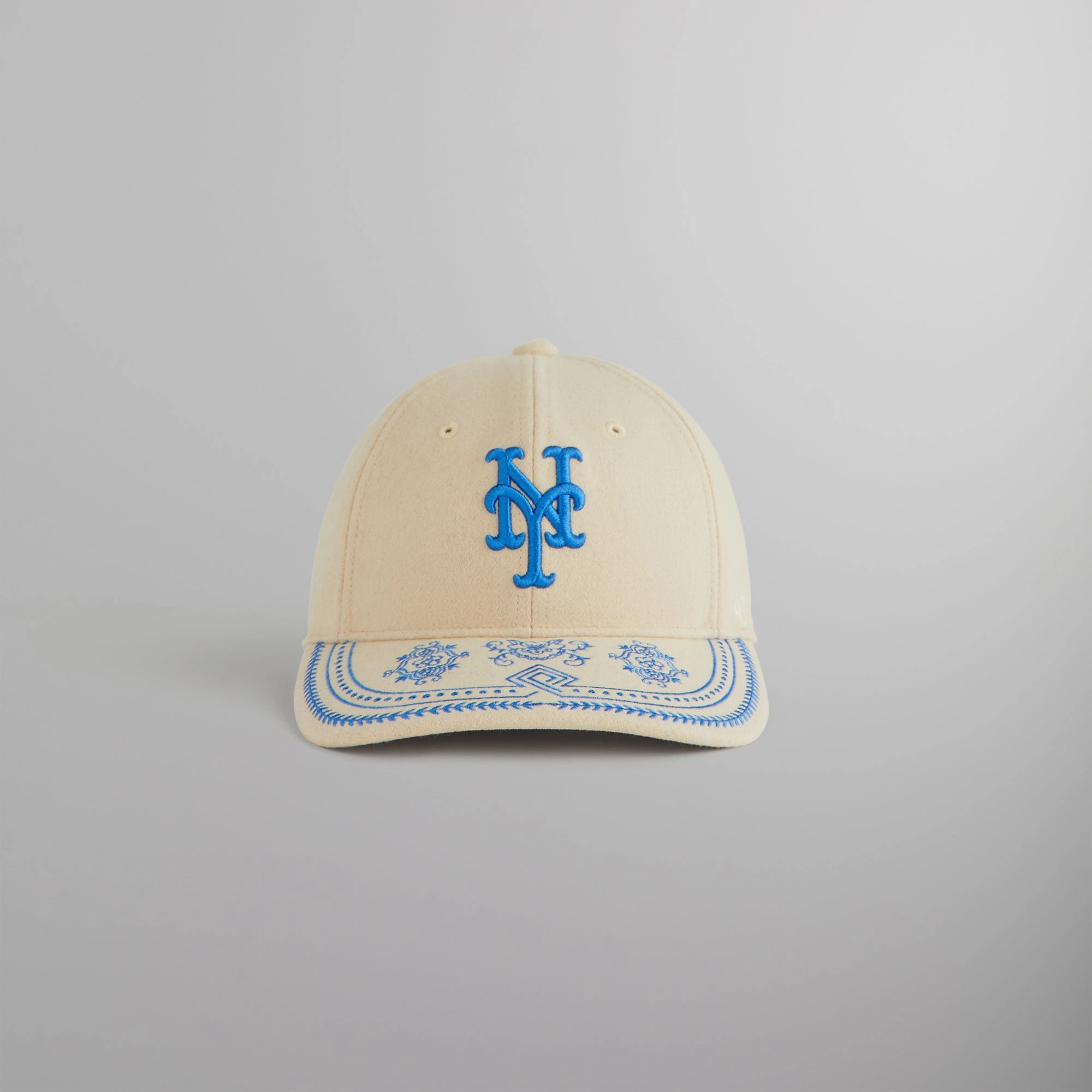 Kith & 47 for the New York Mets Embroidered Franchise LS Cap - Sandrift Budget-friendly Vintage