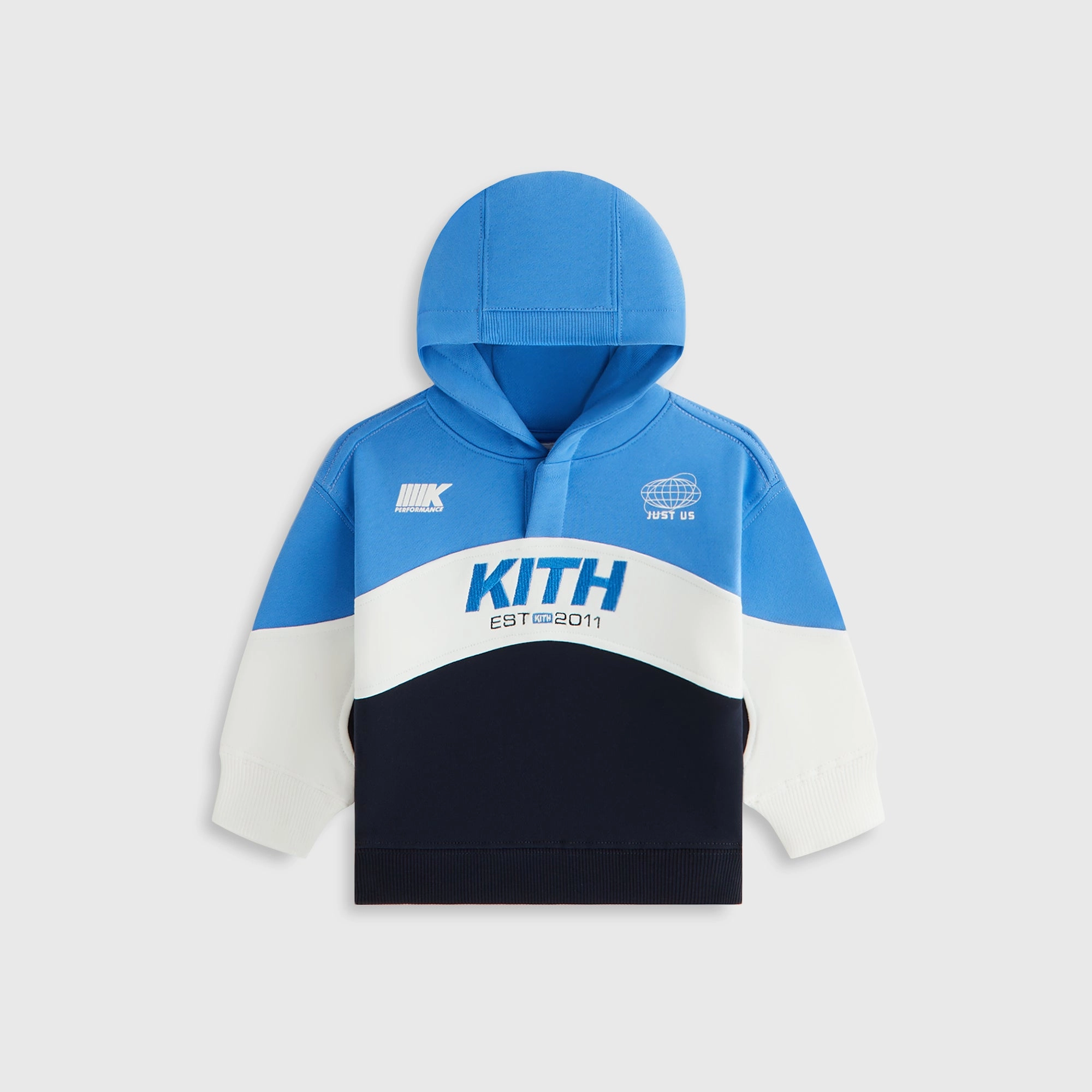 Memorable Kith Baby Paneled Nelson Hoodie - Marina Refined