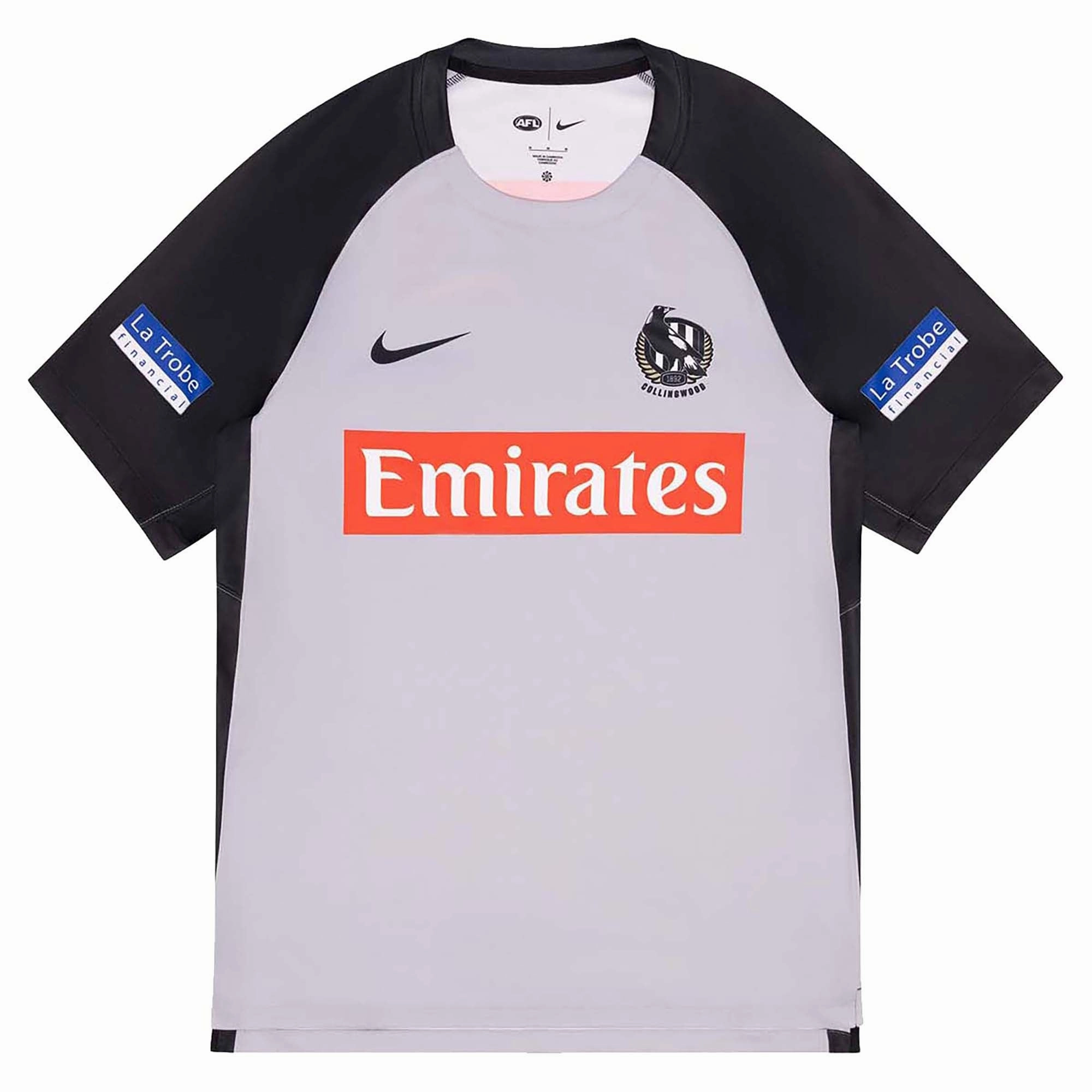 Men's AFL Collingwood Magpies Football Club 2025 Training Short Sleeve Jersey Urban style Wardrobe update