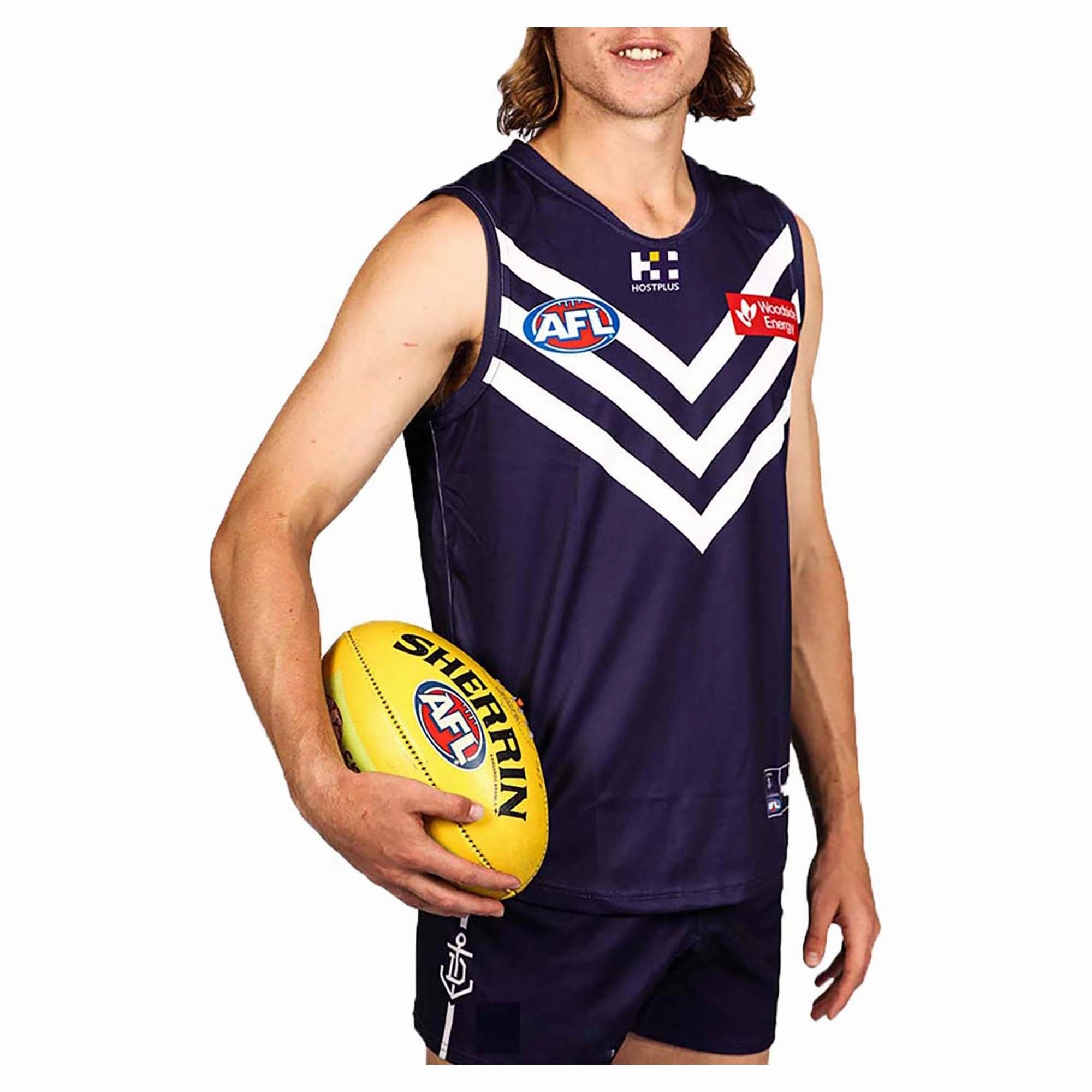 Men's AFL Fremantle Dockers Football Club 2024 Home Replica Jersey All occasions Comfortable wear