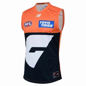 Men's AFL GWS Giants Football Club 2025 Replica Home Jersey Premium Luxury