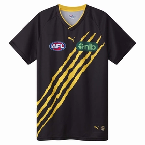 Men's AFL Richmond Tigers Football Club 2025 Replica Warm Up Top Style-defining Soft