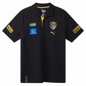 Men's AFL Richmond Tigers Football Club 2025 Team Polo Expressive Modern