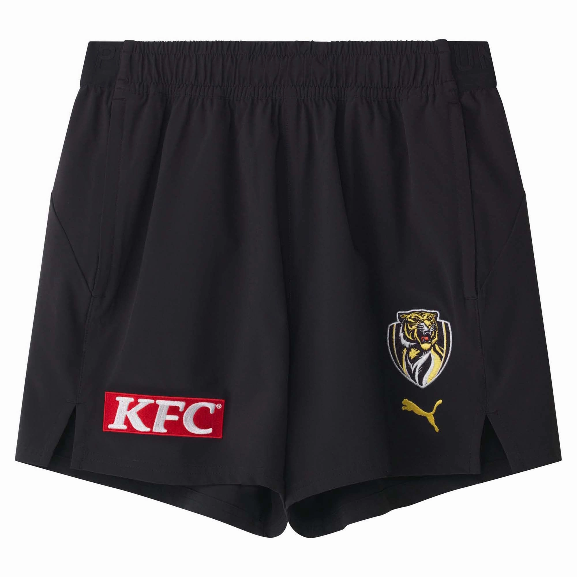 Premium Men's AFL Richmond Tigers Football Club 2025 Training Shorts Sleek