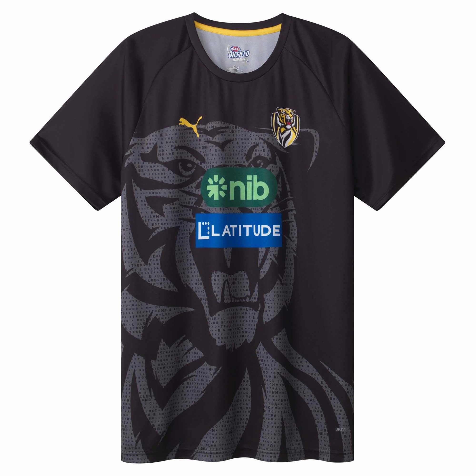 Stylish pieces Men's AFL Richmond Tigers Football Club 2025 Training Tee Classic style