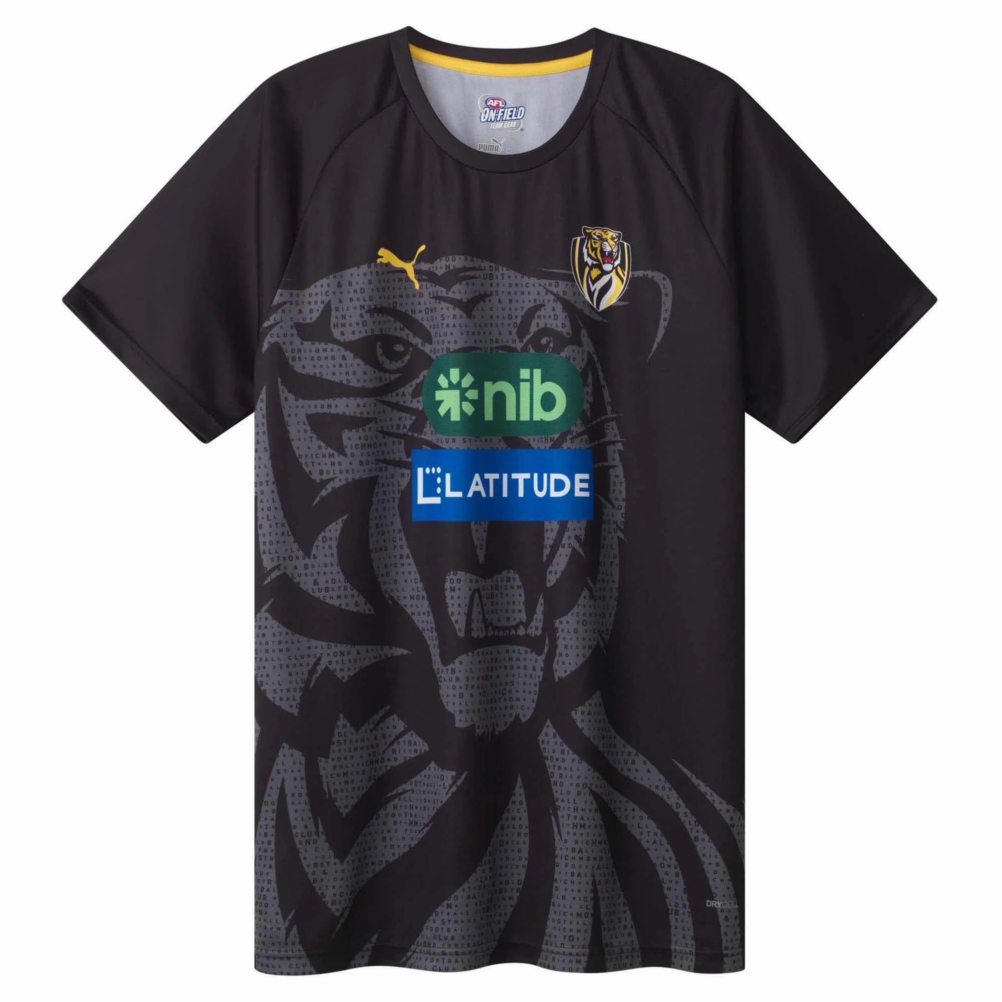 Men's AFL Richmond Tigers Football Club 2025 Training Tee Effortless Fashionable pieces