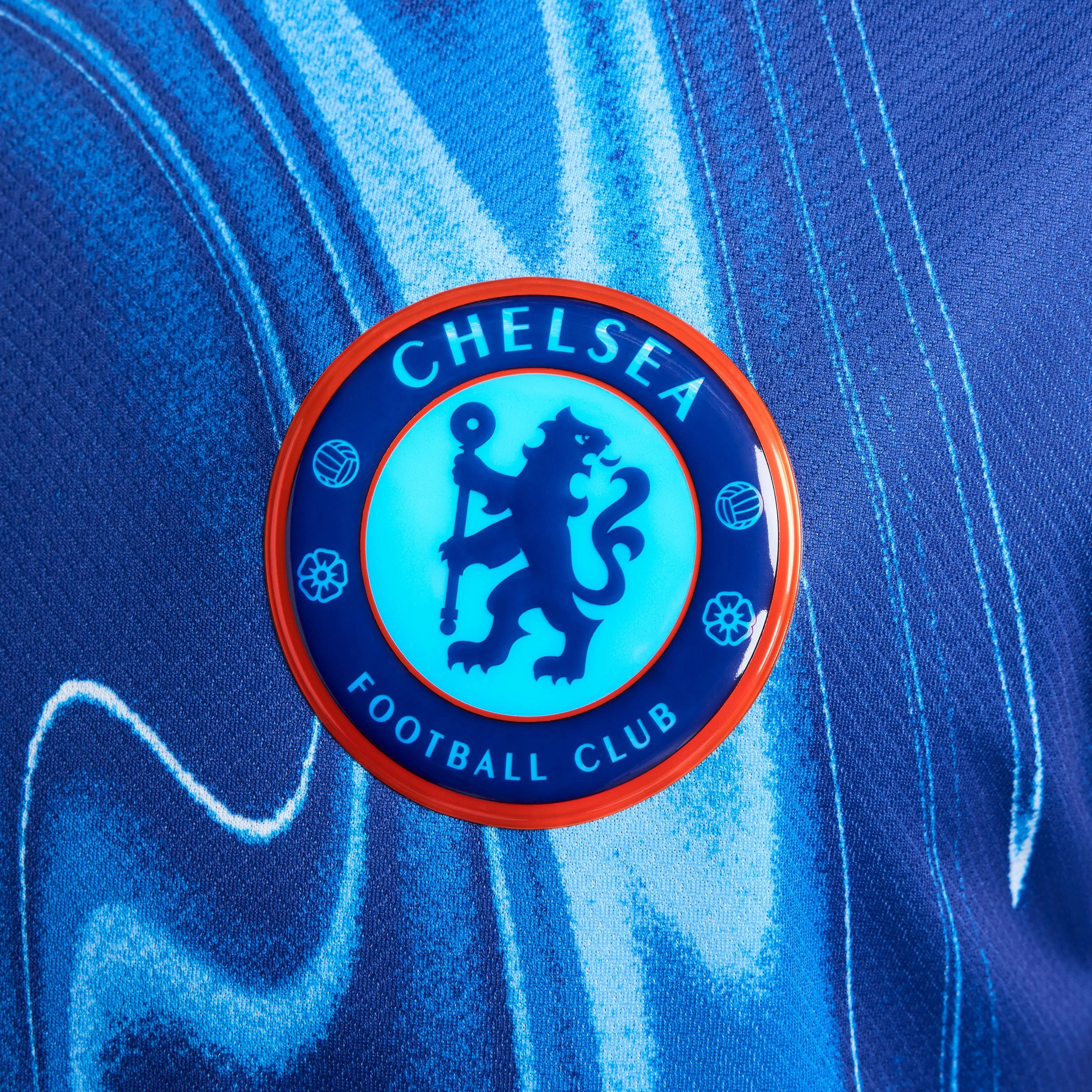 Men's Chelsea FC 2024/25 Stadium Home Dri-FIT Soccer Replica Jersey Machine washable