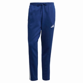 Men's Essential Three Stripes Fleece Open Hem Pants Trendy picks Statement
