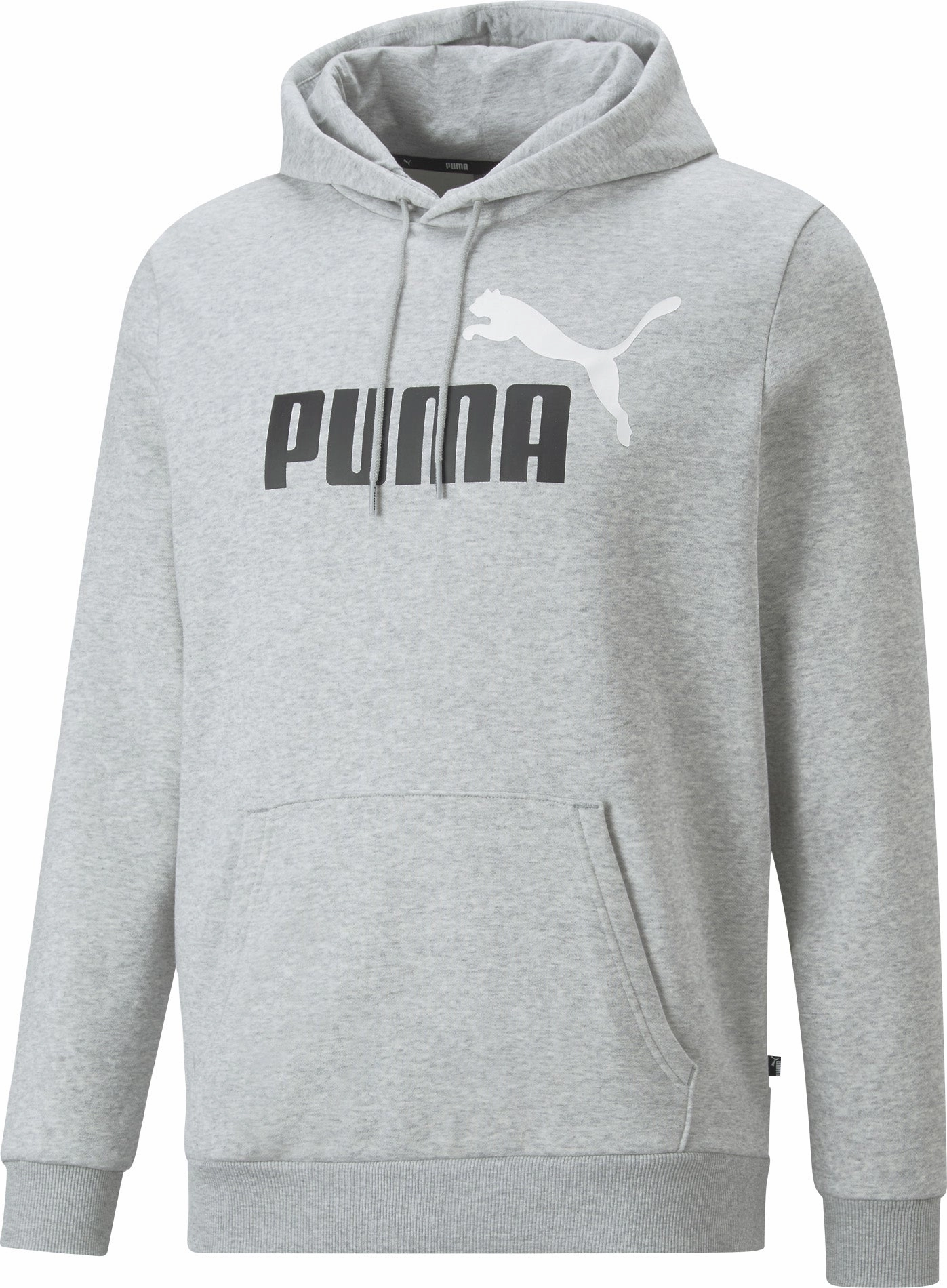 Men's Essentials  2 Coloured Big Logo Fleece Hoodie Modern attire Fresh looks