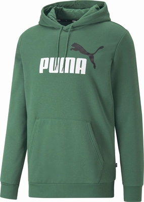 Men's Essentials  2 Coloured Big Logo Fleece Hoodie Everyday style Comfort meets style