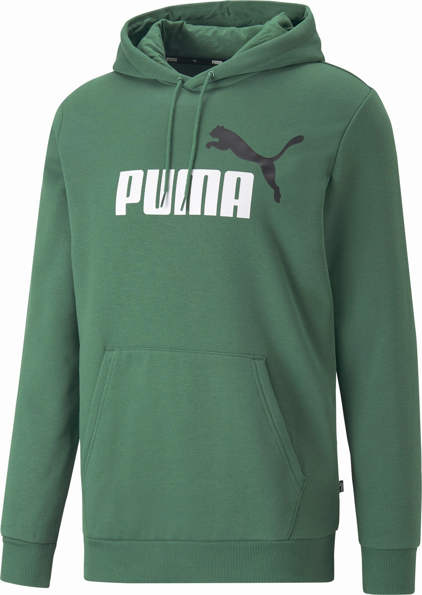 Men's Essentials  2 Coloured Big Logo Fleece Hoodie Everyday style Comfort meets style