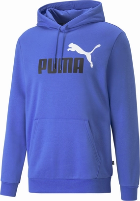 Men's Essentials  2 Coloured Big Logo Fleece Hoodie Well-made Perfect fit