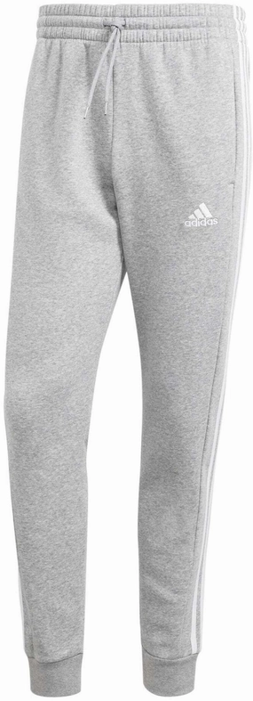 Men's Essentials Fleece 3-Stripes Tapered Cuff Joggers Stylish design Breathable