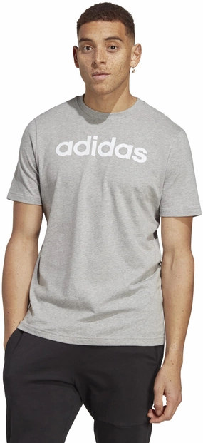 Men's Essentials Single Jersey Linear Embroidered Logo T-Shirt Chic Everyday wear