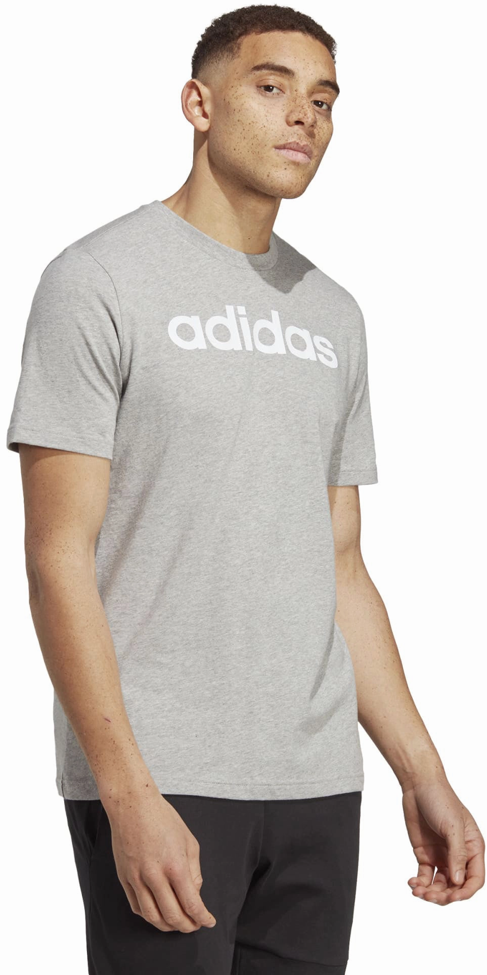 Men's Essentials Single Jersey Linear Embroidered Logo T-Shirt Chic