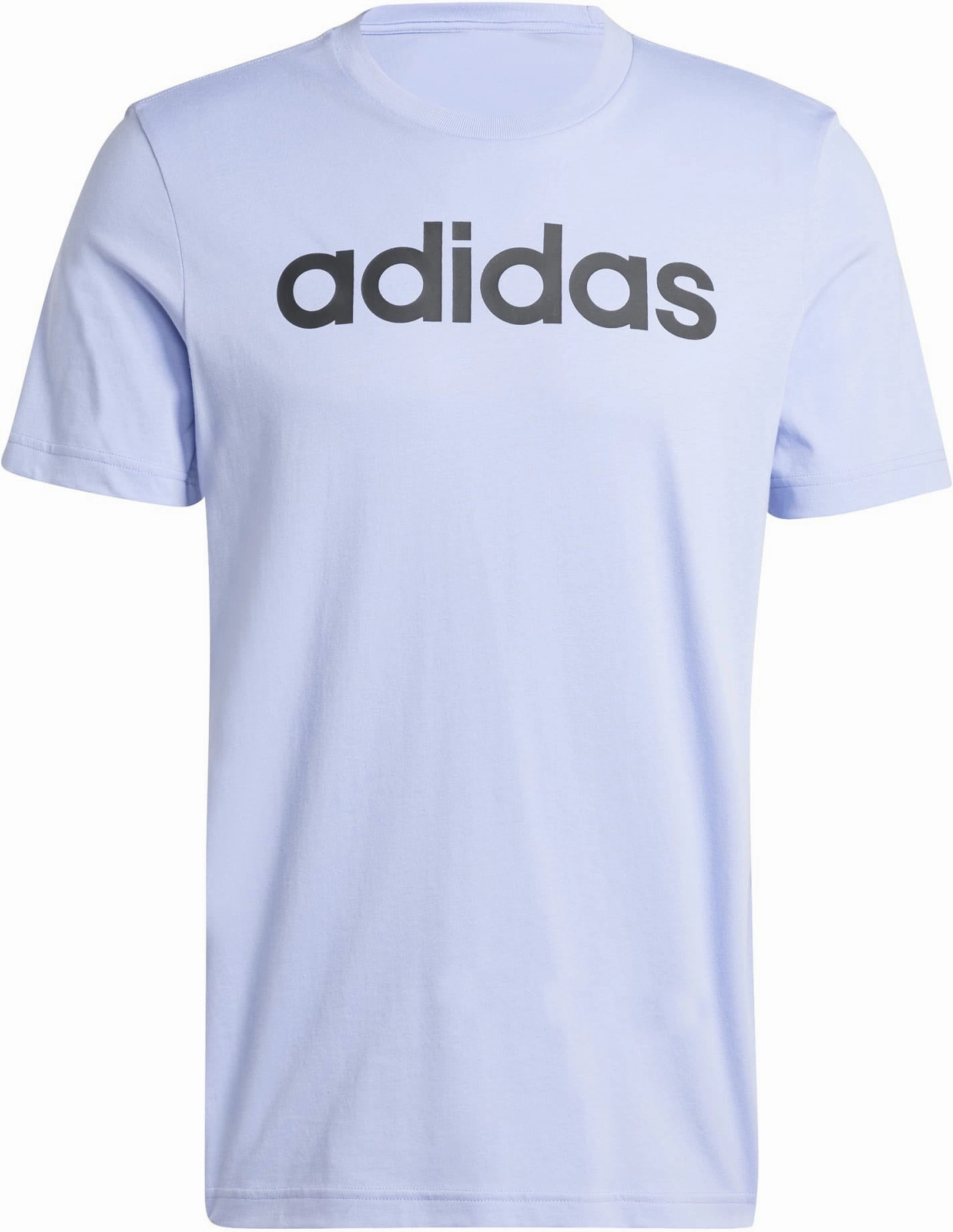 Modern Men's Essentials Single Jersey Linear Embroidered Logo T-Shirt Versatile styles