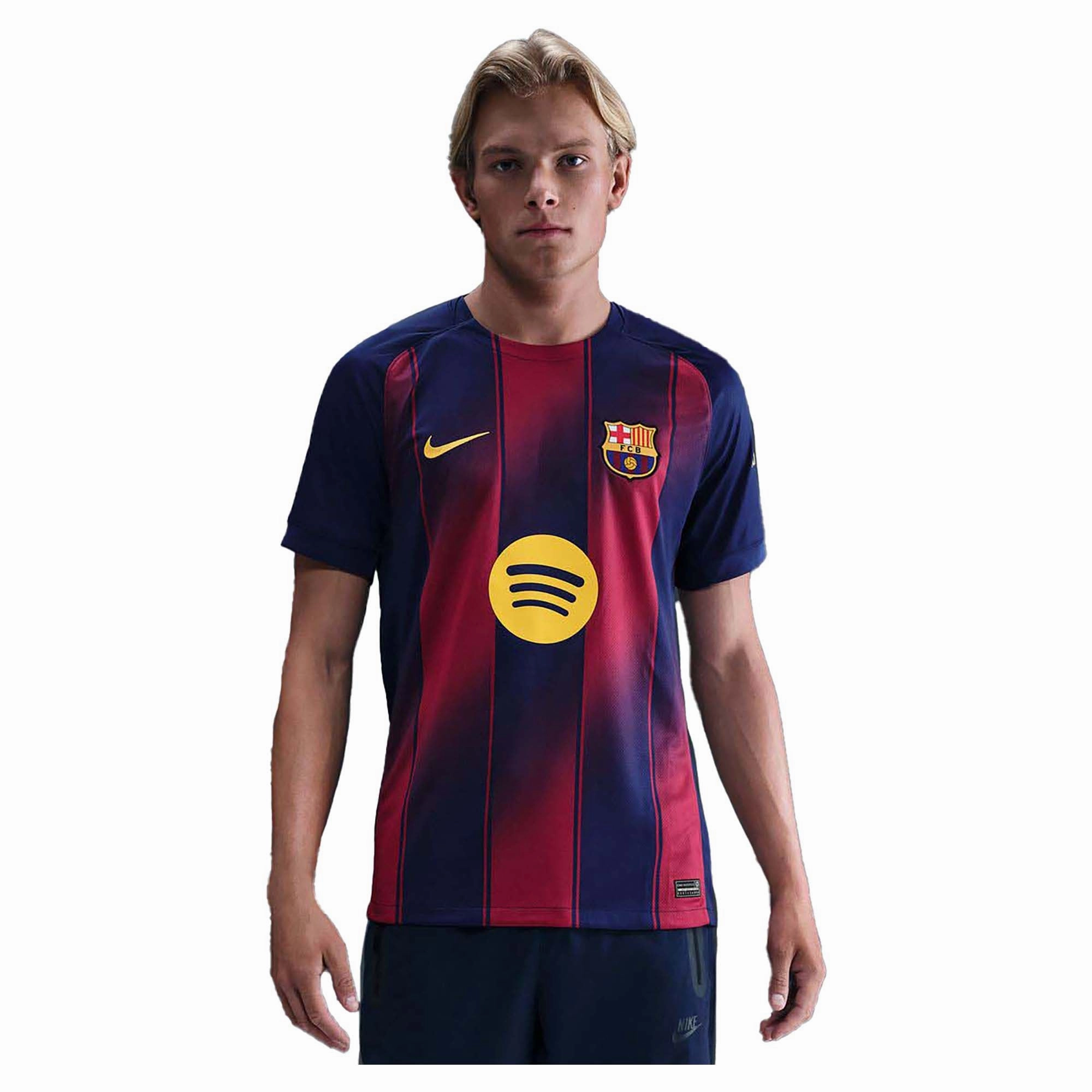 Lightweight design Men's FC Barcelona 2025/26 Stadium Home Soccer Jersey Wardrobe essential