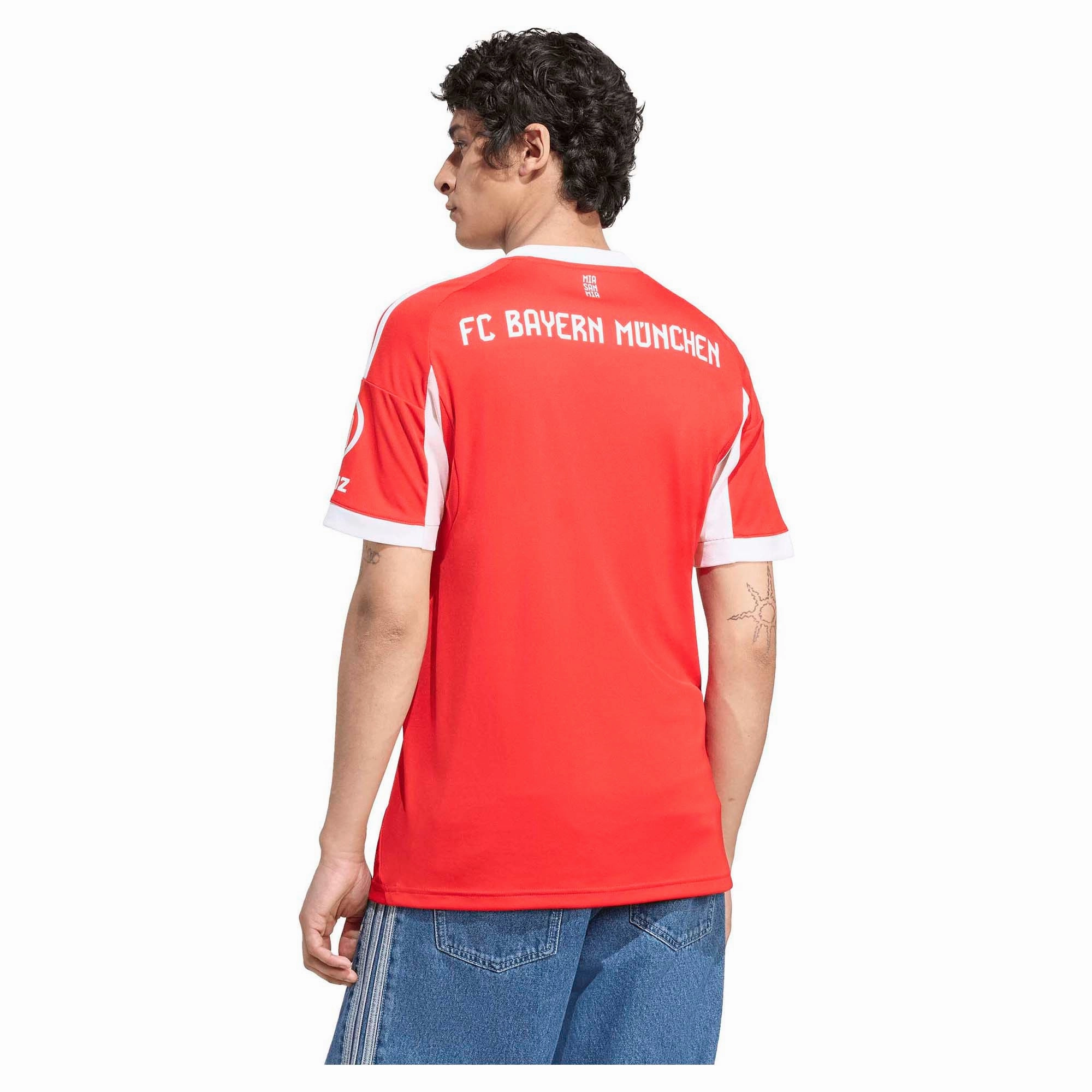 Machine washable Men's FC Bayern 2025/26 Home Soccer Jersey Style focused