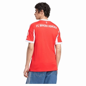 Men's FC Bayern 2025/26 Home Soccer Jersey Trend-aware Machine washable
