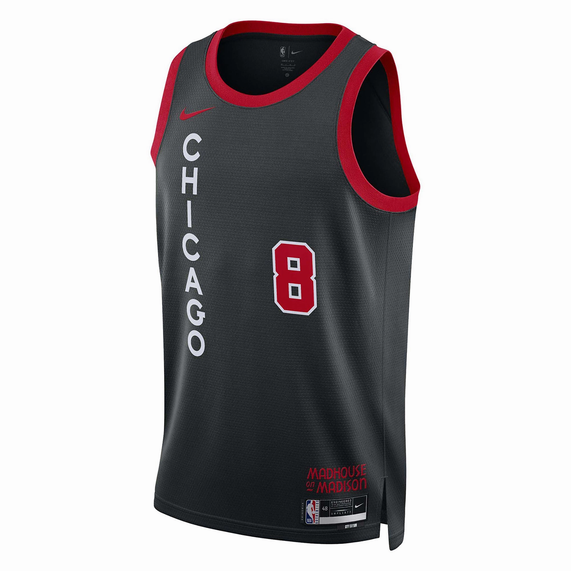Men's NBA Chicago Bulls Zach LaVine 2023/24 City Edition Swingman Jersey Daily Understated