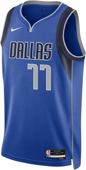 Men's NBA Dallas Mavericks Luka Doncic 2022/23 Icon Edition Swingman Jersey Comfort meets style Party-perfect