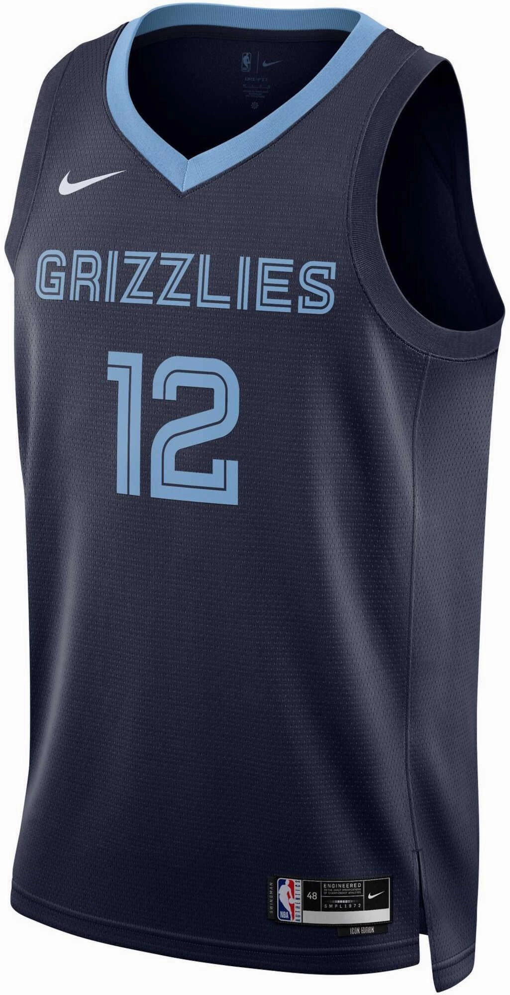 Style inspiration Men's NBA Memphis Grizzlies Ja Morant 2022/23 Icon Edition Swingman Jersey Lifestyle-focused