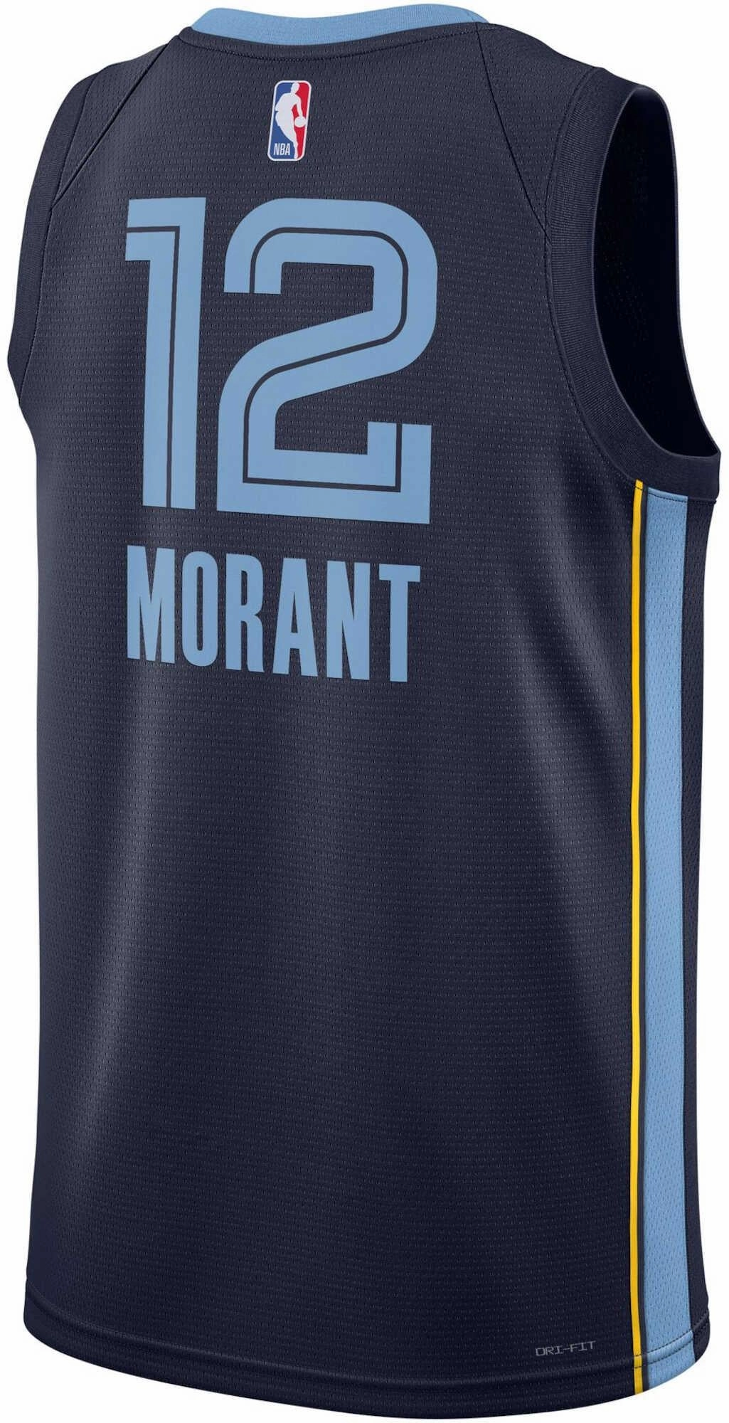 Men's NBA Memphis Grizzlies Ja Morant 2022/23 Icon Edition Swingman Jersey Premium fashion