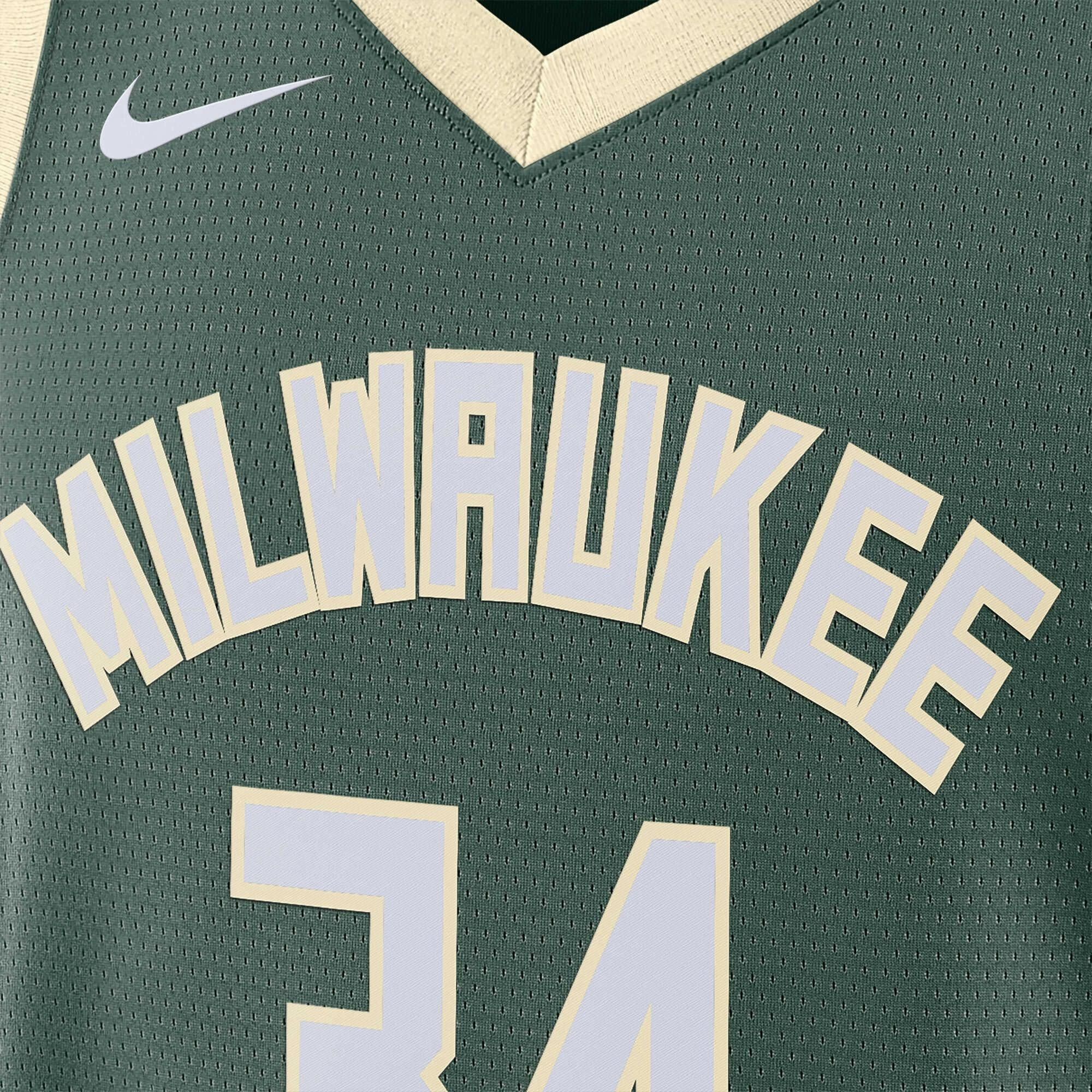 Men's NBA Milwaukee Bucks Giannis Antetokounmpo 2022/23 Icon Edition Swingman Jersey Fashion-conscious