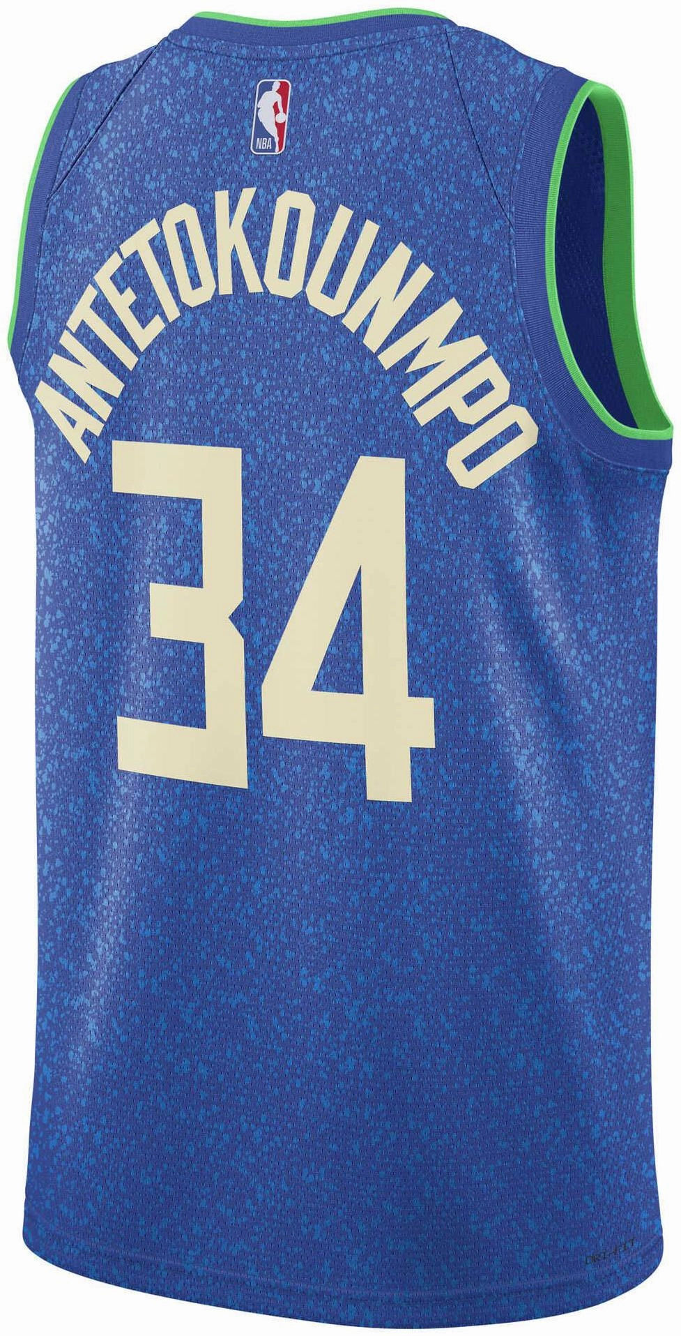 Men's NBA Milwaukee Bucks Giannis Antetokounmpo 2023/24 City Edition Swingman Jersey Affordable