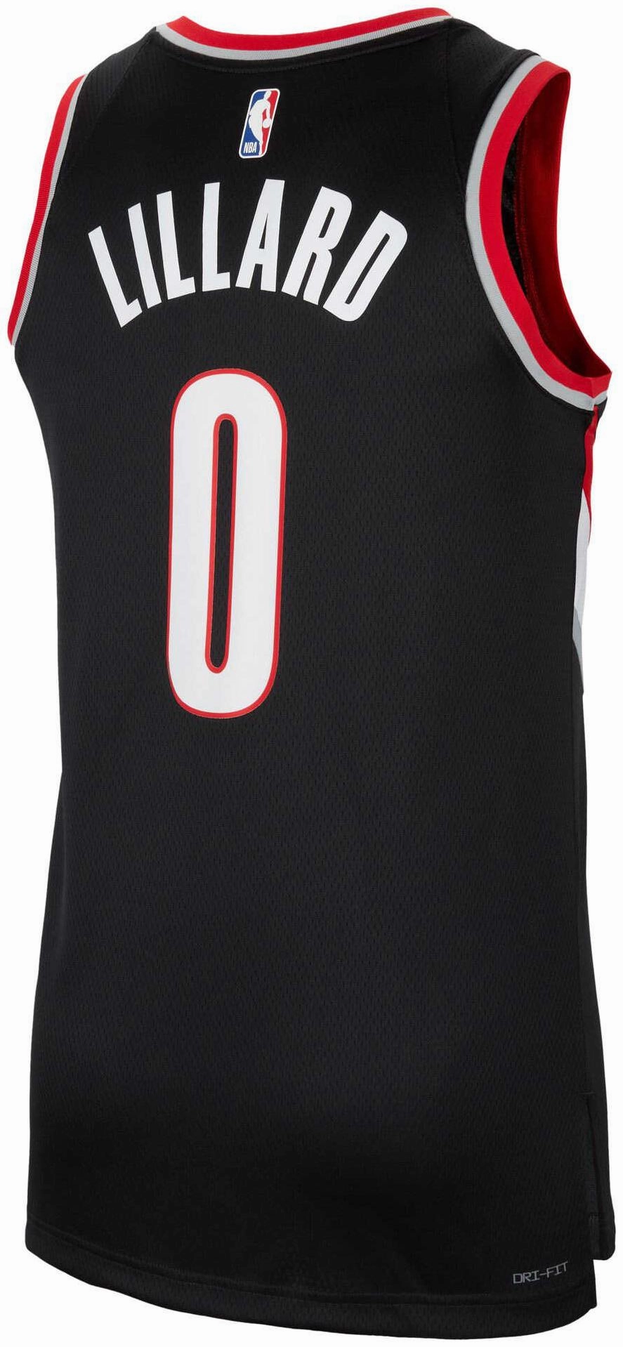 Men's NBA Portland Trail Blazers Damian Lillard 2022/23 Icon Edition Swingman Jersey Trendy wear