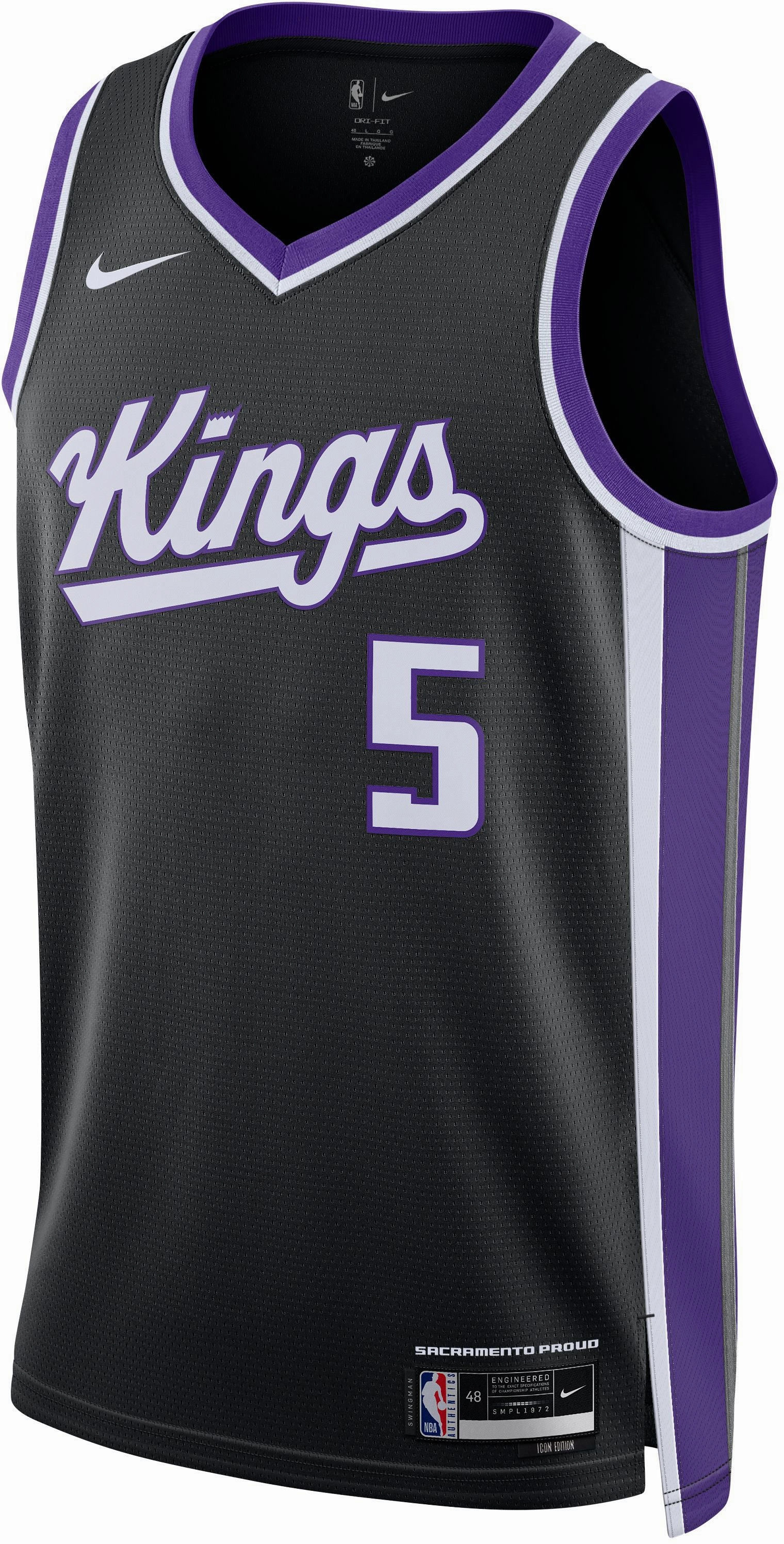 Comfortable designs Men's NBA Sacramento Kings 2023/24 Icon Edition Swingman Jersey Premium
