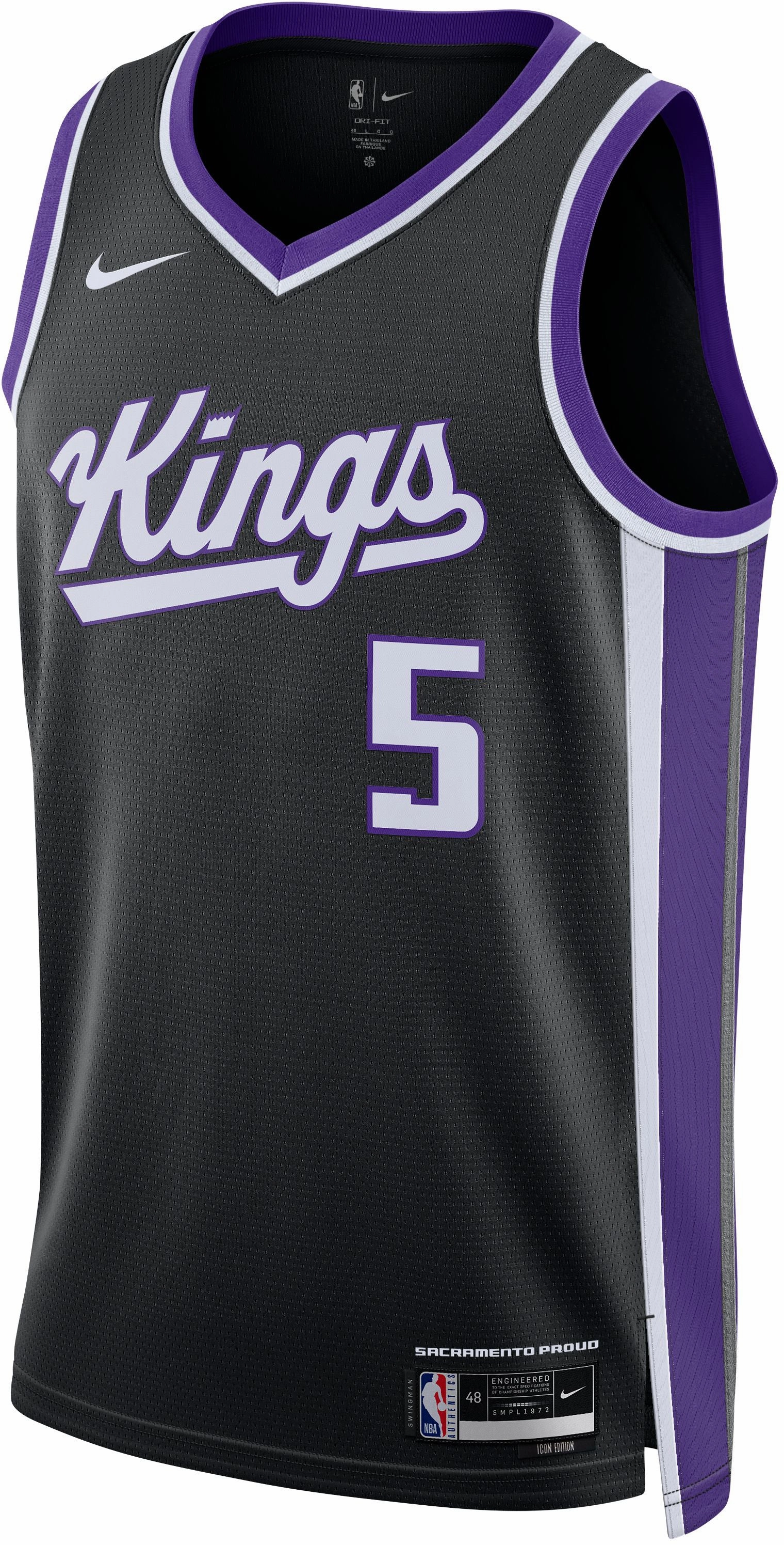 Versatile pieces Men's NBA Sacramento Kings 2023/24 Icon Edition Swingman Jersey Up-to-date
