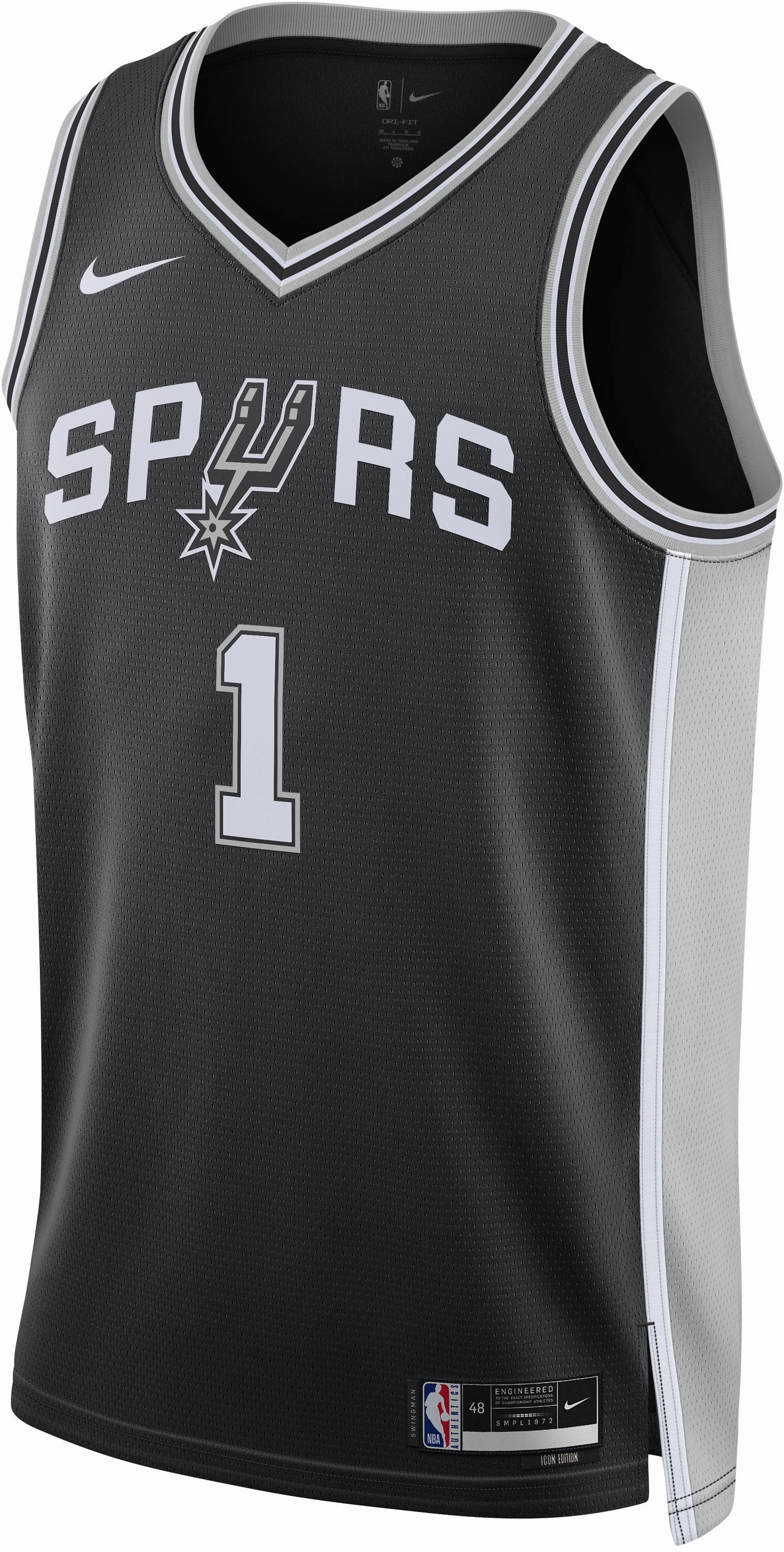 Everyday wear Men's NBA San Antonio Spurs Icon Edition 2022/23 Icon Edition Swingman Jersey Daily