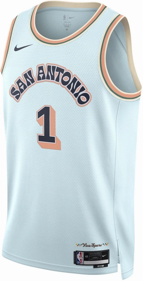 Men's NBA San Antonio Spurs Victor Wembanyama 2024/25 City Edition Swingman Jersey Comfort focused Urban style