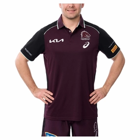 Men's NRL Brisbane Broncos 2025 Training Polo Fashion statement Durable construction