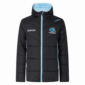 Men's NRL Cronulla Sharks 2023 Puffer Jacket Quality designs Fashionable looks