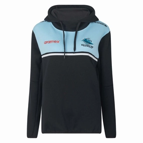 Men's NRL Cronulla Sharks 2023 Pullover Hoodie Versatile Adaptive