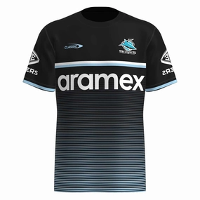 Men's NRL Cronulla Sharks 2023 Training Tee Bold Versatile designs