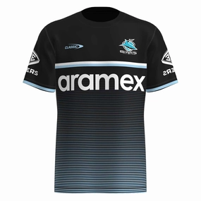Men's NRL Cronulla Sharks 2023 Training Tee Lifestyle-focused Fashion-forward